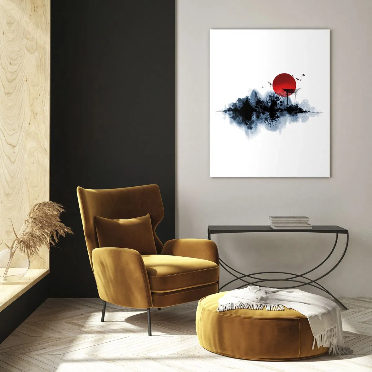 Obraz na skle - Japonský pohľad - 50x70 cm