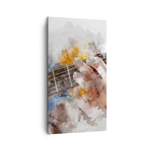 Obraz na plátne - Poézia medzi strunami - 45x80 cm