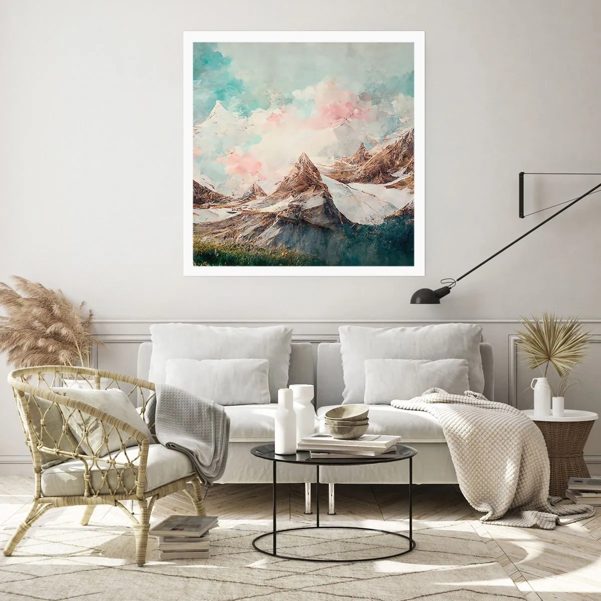 Plagát - Skalné čepele - 60x60 cm
