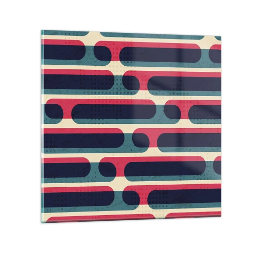 Obraz na skle - Dovnútra a dopredu - 50x50 cm