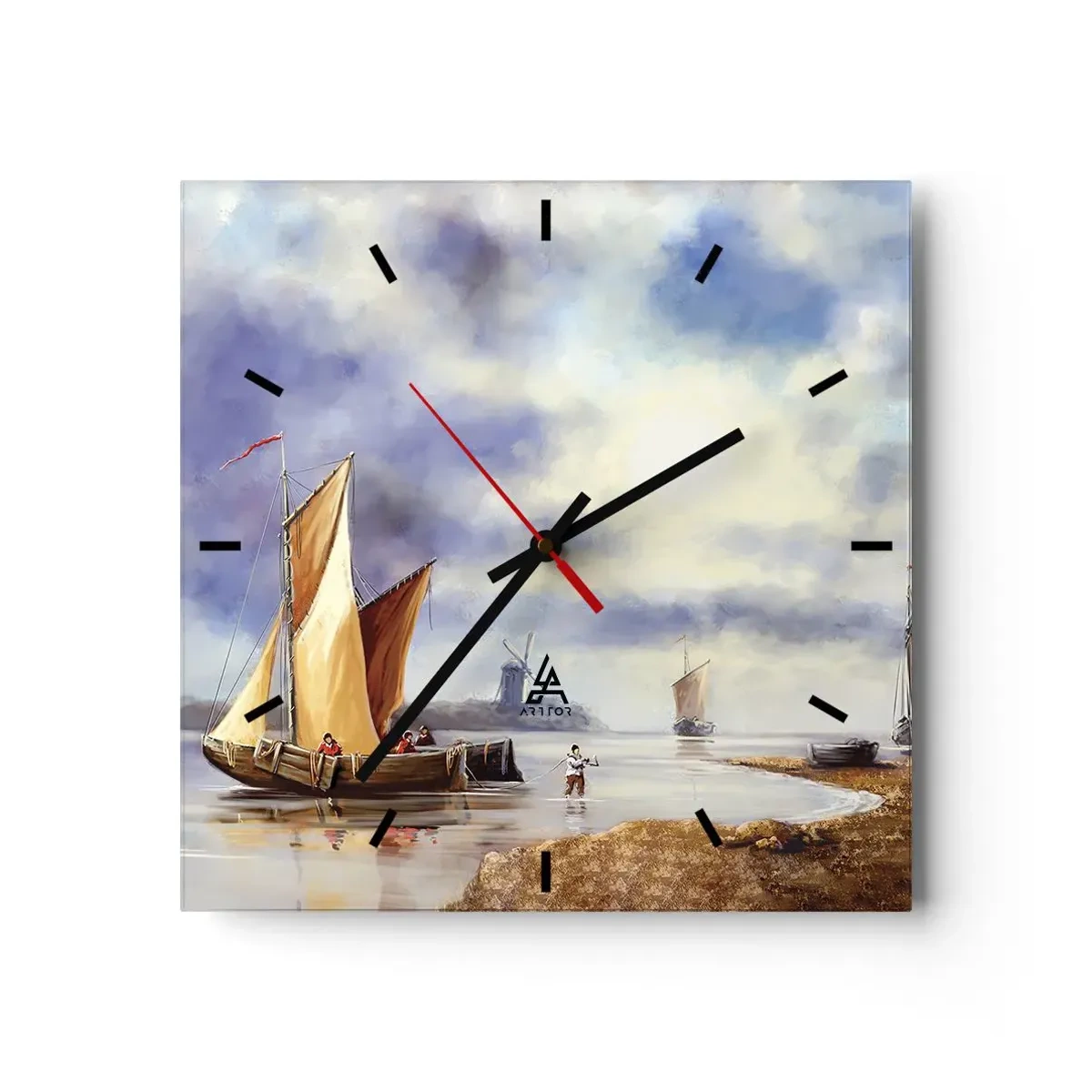Nástenné hodiny - Návrat námorníkov - 30x30 cm