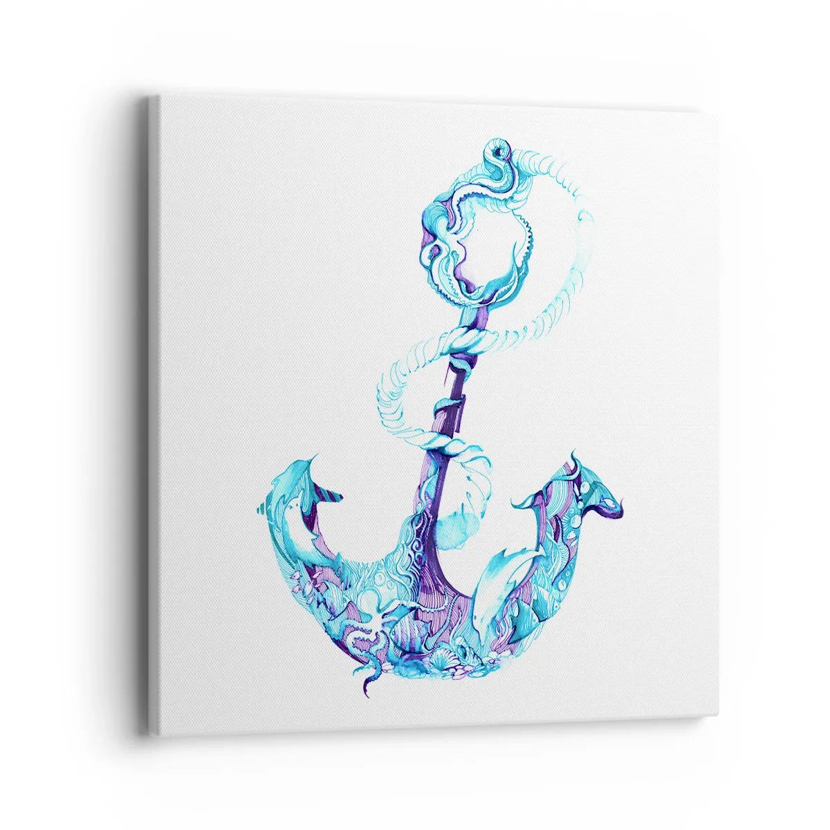 Obraz na plátne - Dôverníčka tajomstiev mora - 40x40 cm