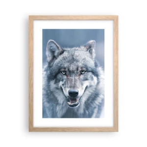 Plagát v ráme zo svetlého duba - Prijmete túto výzvu? - 30x40 cm