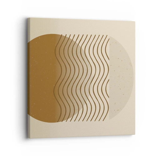 Obraz na plátne - O pôvode geometrických obrazcov - 30x30 cm