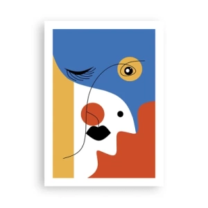 Plagát - Zdeformovaný portrét - 50x70 cm
