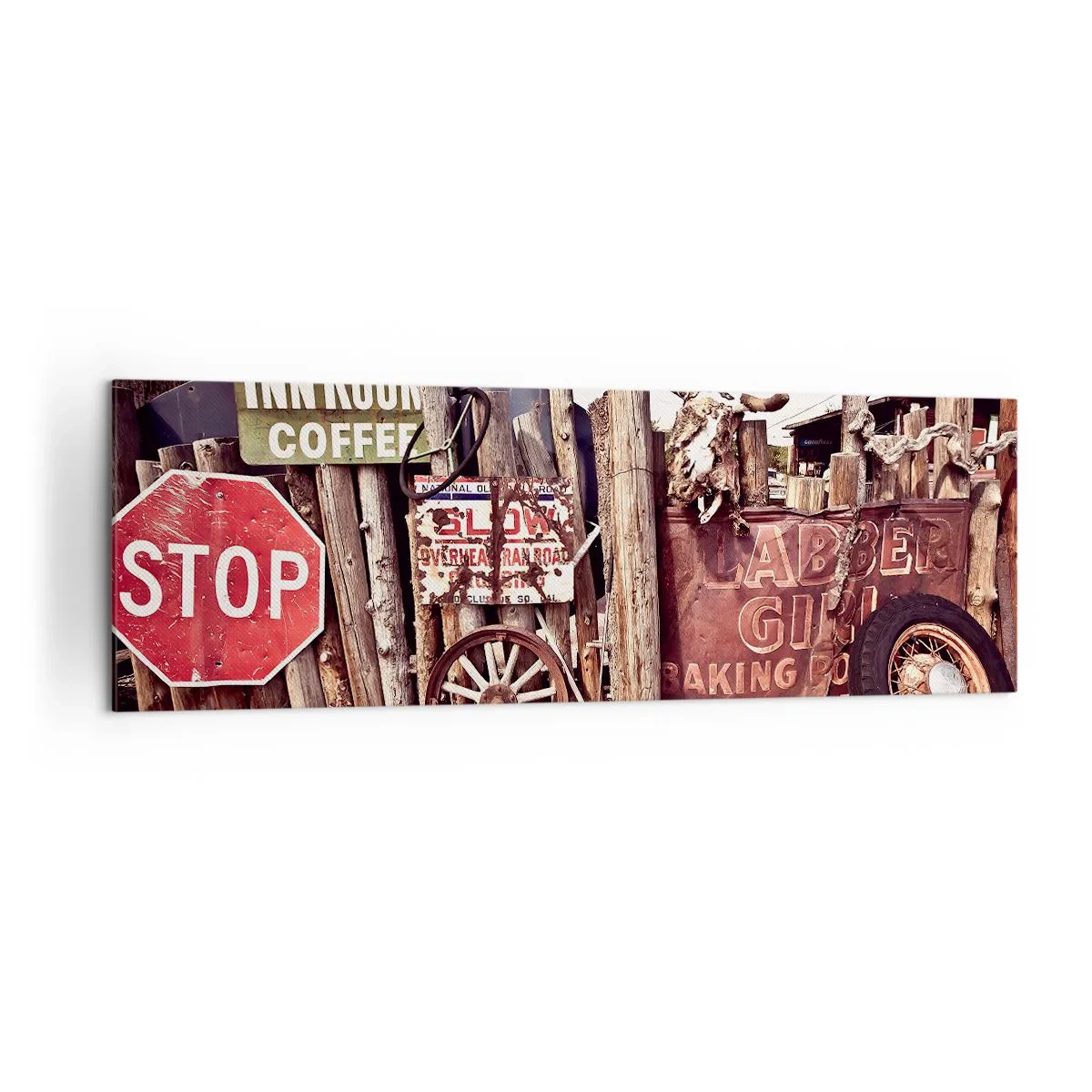 Obraz na plátne - A čas sa zastavil - 160x50 cm