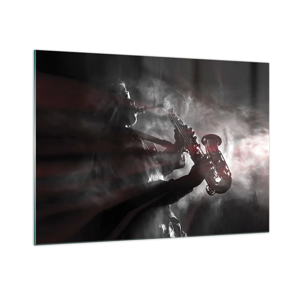 Obraz na skle - V oparoch jazzu - 100x70 cm