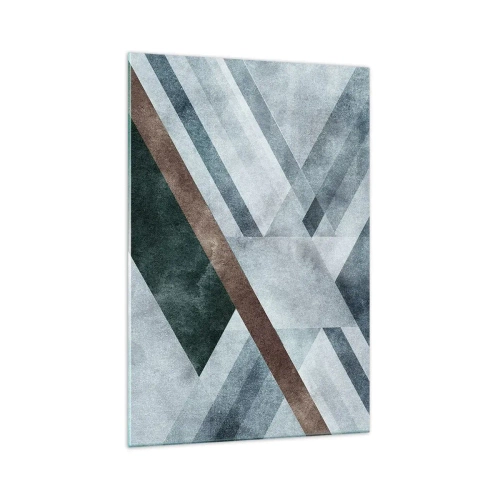 Obraz na skle - Sofistikovaná elegancia geometrie - 70x100 cm