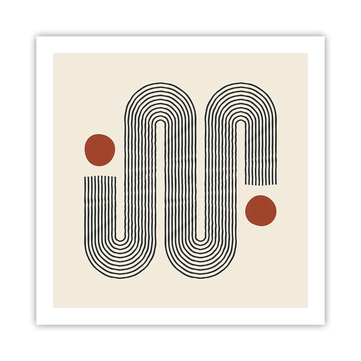 Plagát - Od začiatku do konca - 60x60 cm