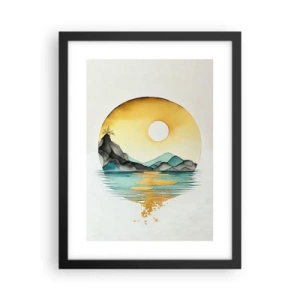 Plagát v čiernom ráme - V kruhu krásy - 30x40 cm