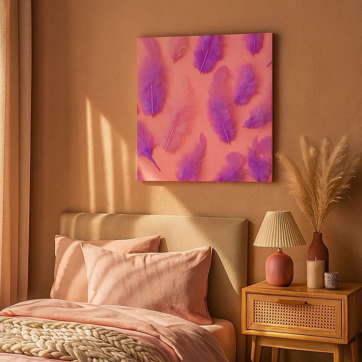 Obraz na plátne - Ľaliový vták túžby - 30x30 cm