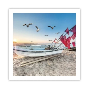 Plagát - Zaslúžená prestávka - 60x60 cm