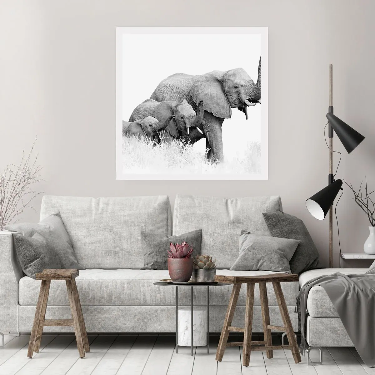 Plagát - Jedna, dve, tri - 40x40 cm