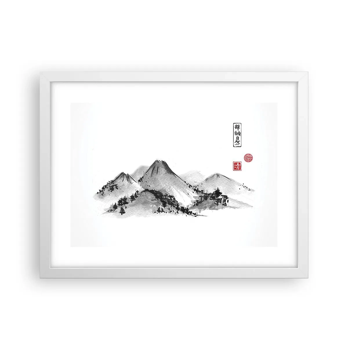 Plagát v bielom ráme - Za hranicou vzdialenosti - 40x30 cm