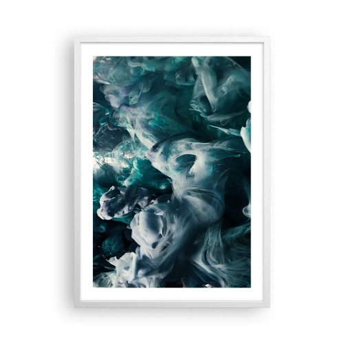 Plagát v bielom ráme - Pohyb farby - 50x70 cm