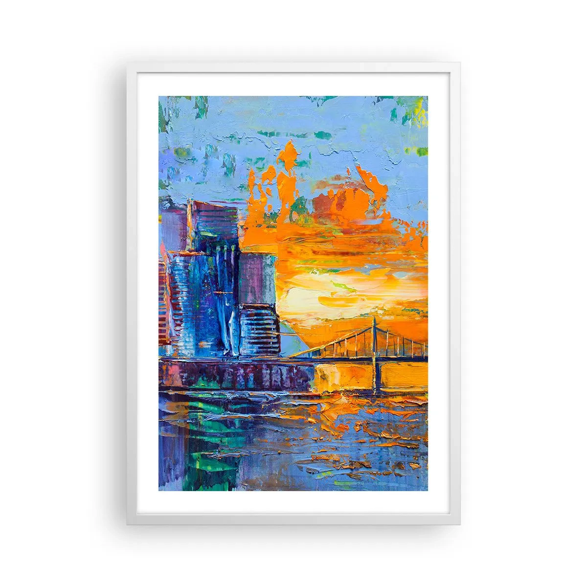 Plagát v bielom ráme - Kultúra a príroda - 50x70 cm