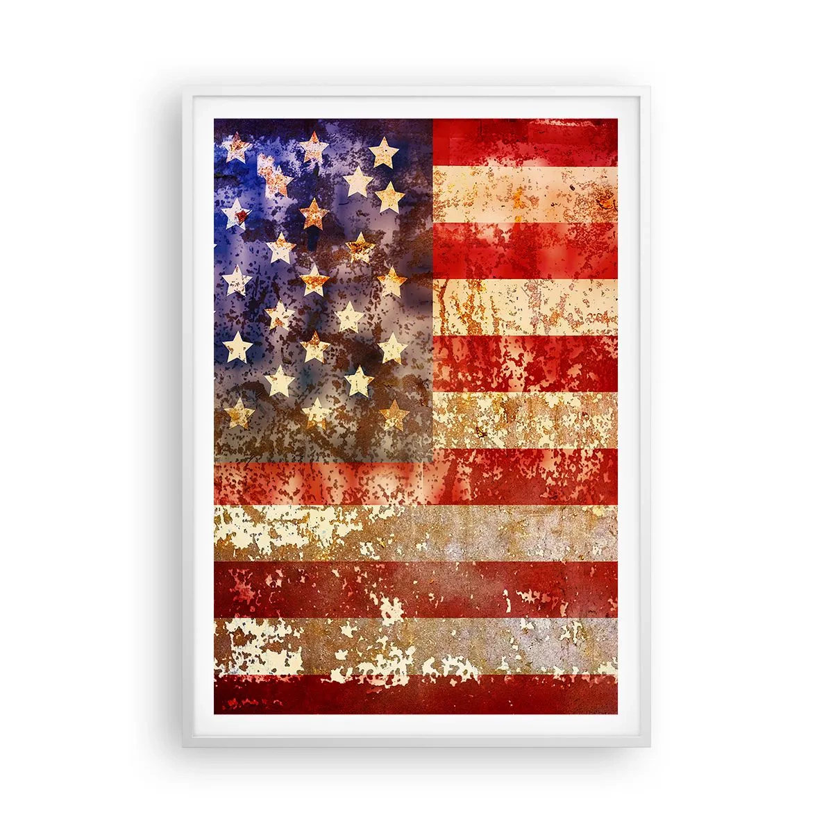 Plagát v bielom ráme - Chvála nekončí - 70x100 cm