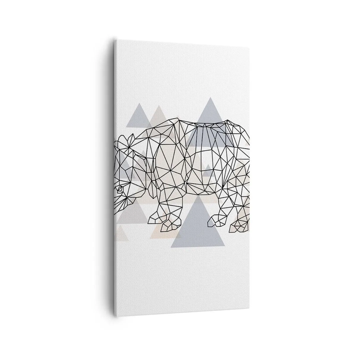 Obraz na plátne - Štruktúra sily - 55x100 cm