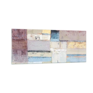 Obraz na skle - Kľud geometrie - 100x40 cm