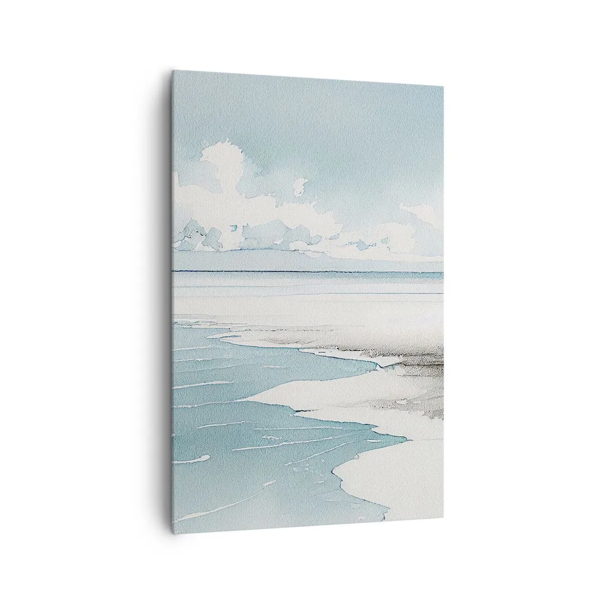Obraz na plátne - Jemný príliv - 80x120 cm