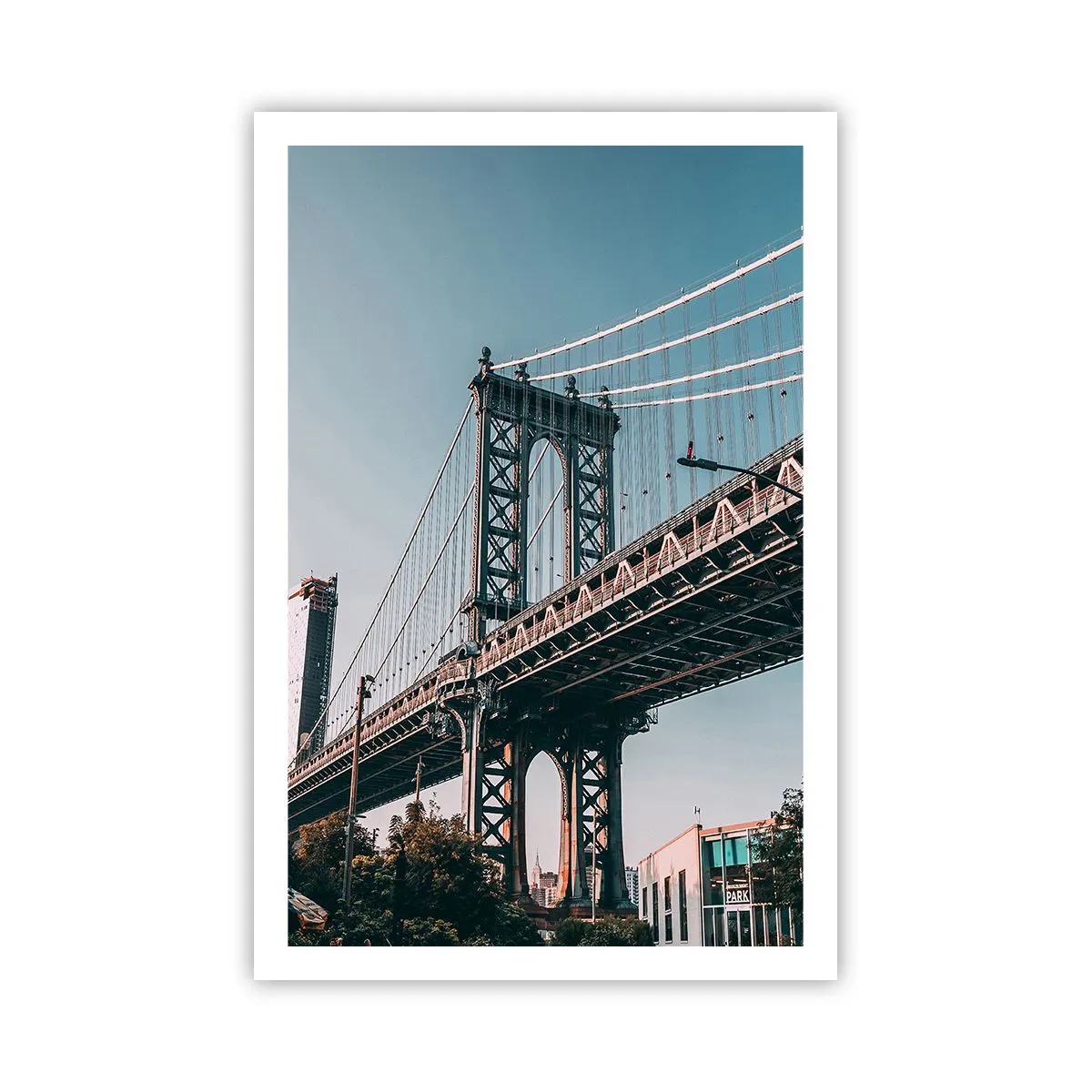 Plagát - Nad vlnami mesta - 61x91 cm