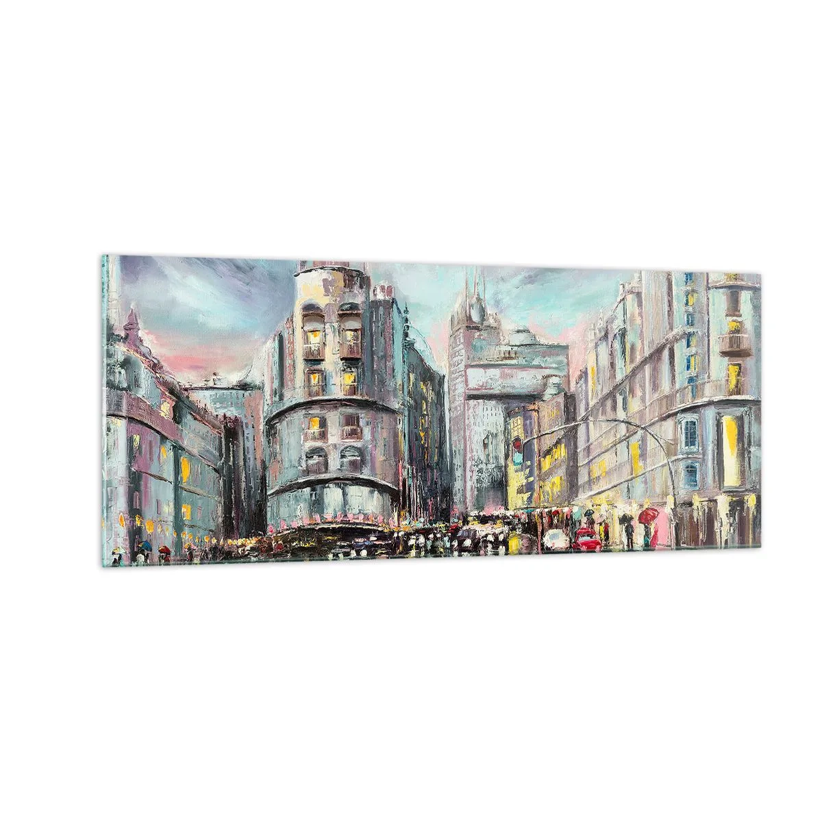 Obraz na skle - To bude vydarený večer - 100x40 cm