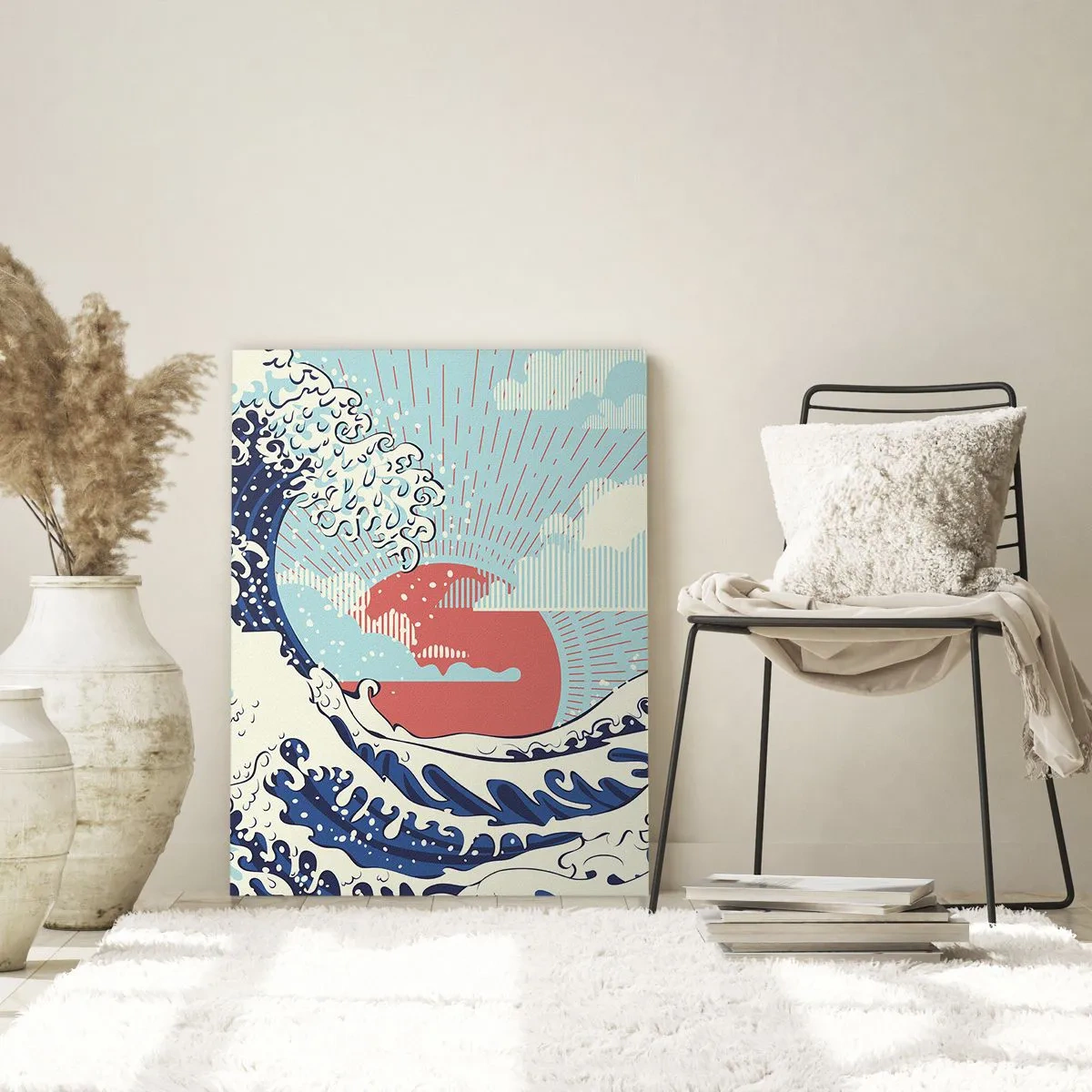 Obraz na skle - Z japonských inšpirácií - 70x100 cm