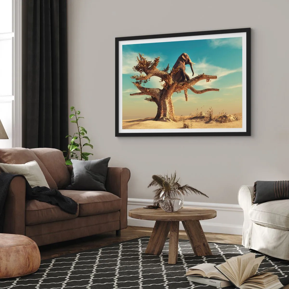 Plagát v čiernom ráme - Nový uhol pohľadu - 100x70 cm