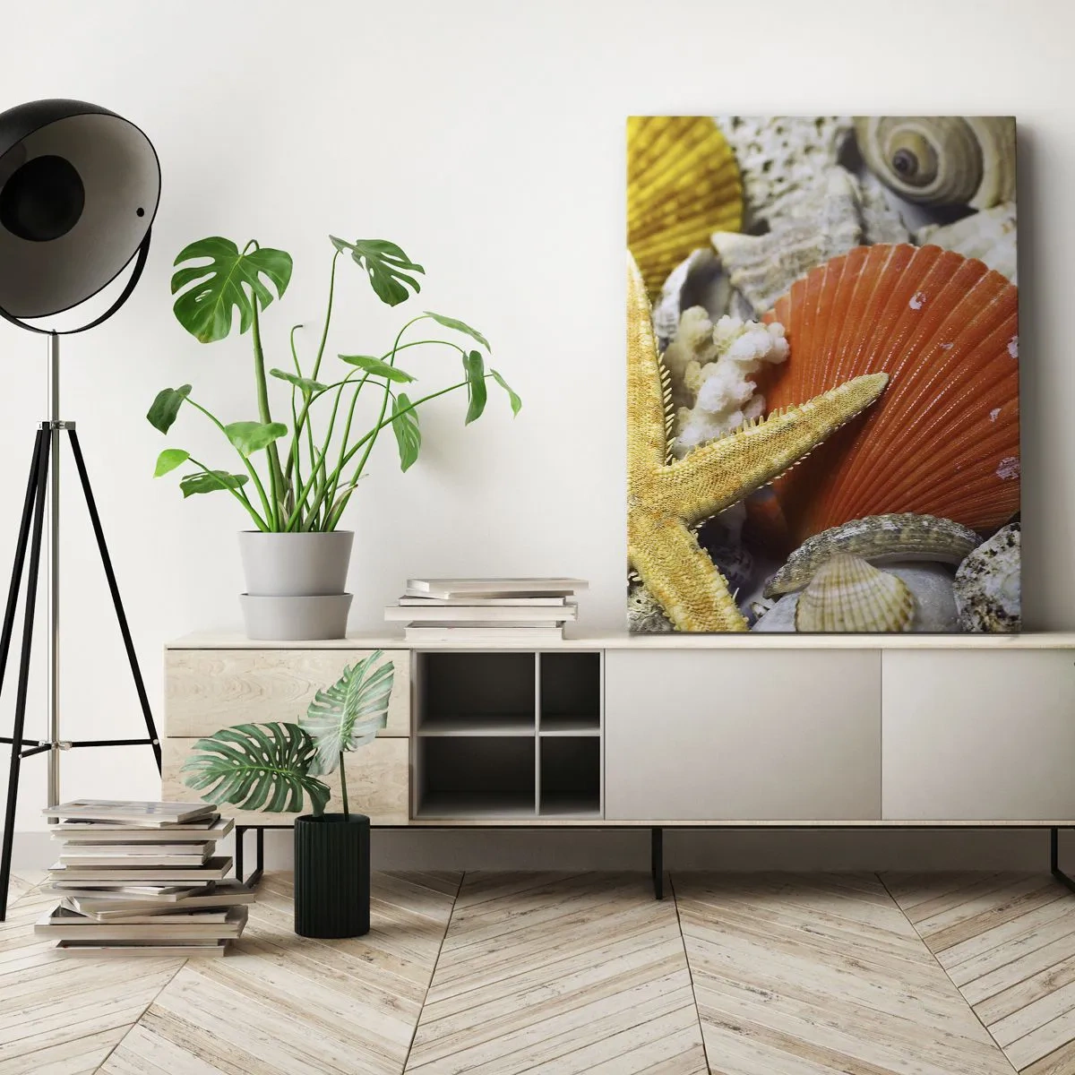 Obraz na plátne - Poklady oceánu - 50x70 cm
