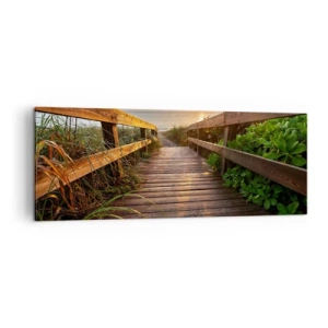 Obraz na plátne - A priamo k brehu - 140x50 cm