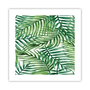 Plagát - Pod zeleným baldachýnom - 40x40 cm
