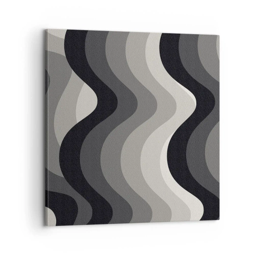 Obraz na plátne - Vlna za vlnou - 60x60 cm
