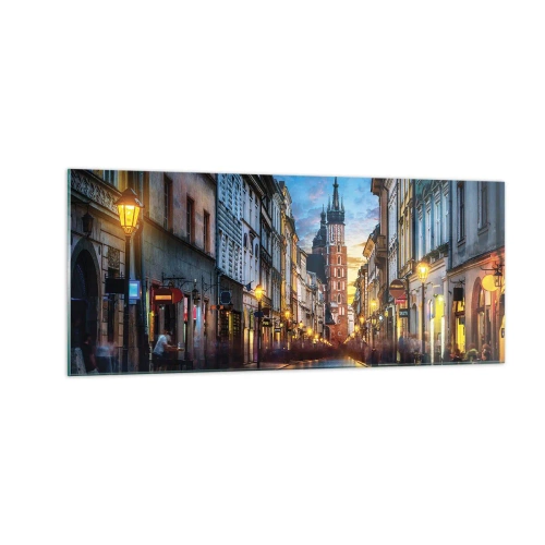 Obraz na skle - Krakovský pôvab - 100x40 cm