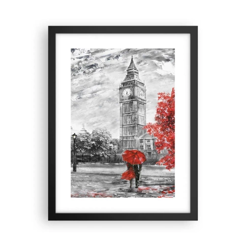 Plagát v čiernom ráme - Vzrušujúci deň - 30x40 cm