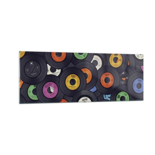 Obraz na skle - Farby klasiky - 140x50 cm