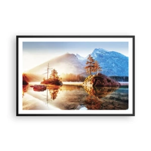 Plagát v čiernom ráme - Príroda v novom svetle - 91x61 cm