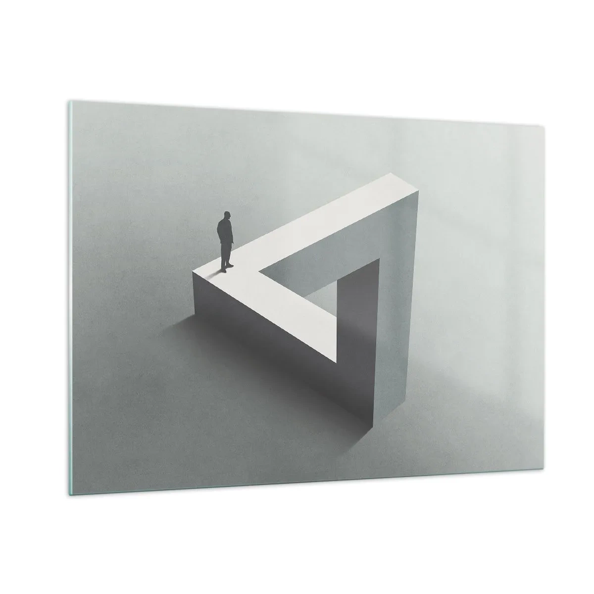 Obraz na skle - A predsa je to možné - 100x70 cm