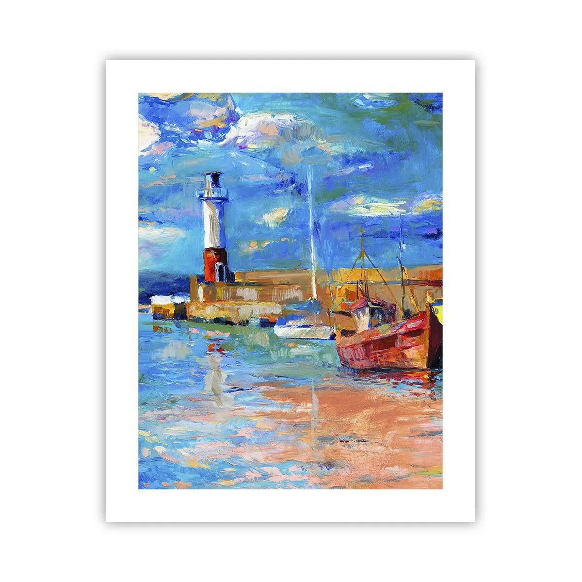 Plagát - Popoludní v dúhovom zálive - 40x50 cm