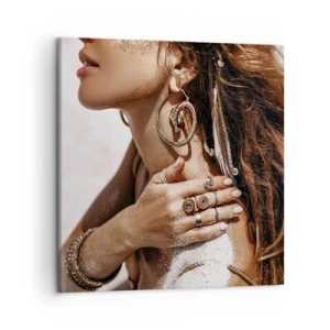 Obraz na plátne - Kráľovná divokej pláže - 50x50 cm