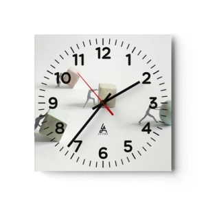 Nástenné hodiny - Život samotný - 40x40 cm