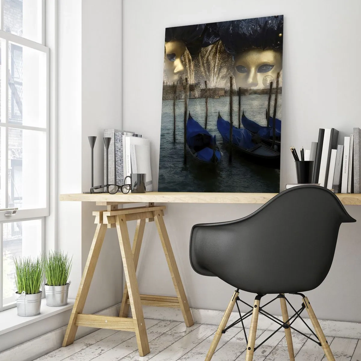 Obraz na skle - Je čas začať karneval - 50x70 cm