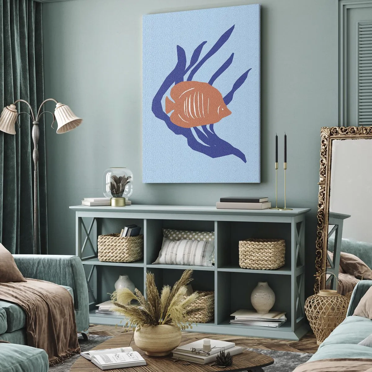 Obraz na plátne - Obyvateľka koralových vôd - 70x100 cm