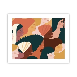 Plagát - Iba ženskosť - 50x40 cm