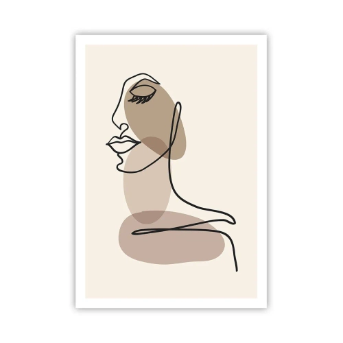 Plagát - Určitá línia krásy - 70x100 cm