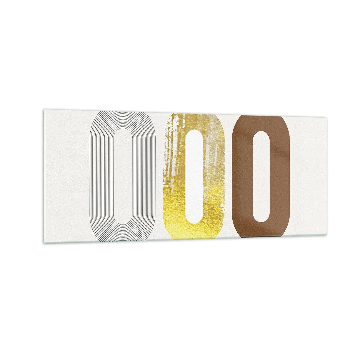Obraz na skle - Ooo! - 100x40 cm