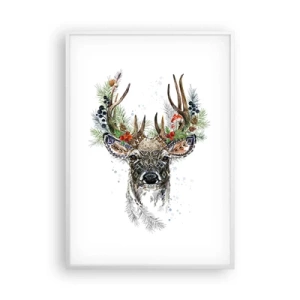 Plagát v bielom ráme - V slávnostnom rúchu - 70x100 cm