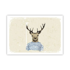 Plagát - Pretože mám rád pruhované košele! - 100x70 cm