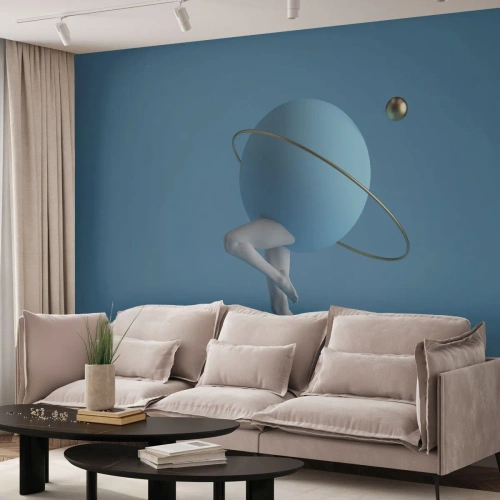 Fototapeta Premium Canvas - Šialenstvo planét - Abstrakcia, Nohy, Trojrozmerný - 450x315 cm
