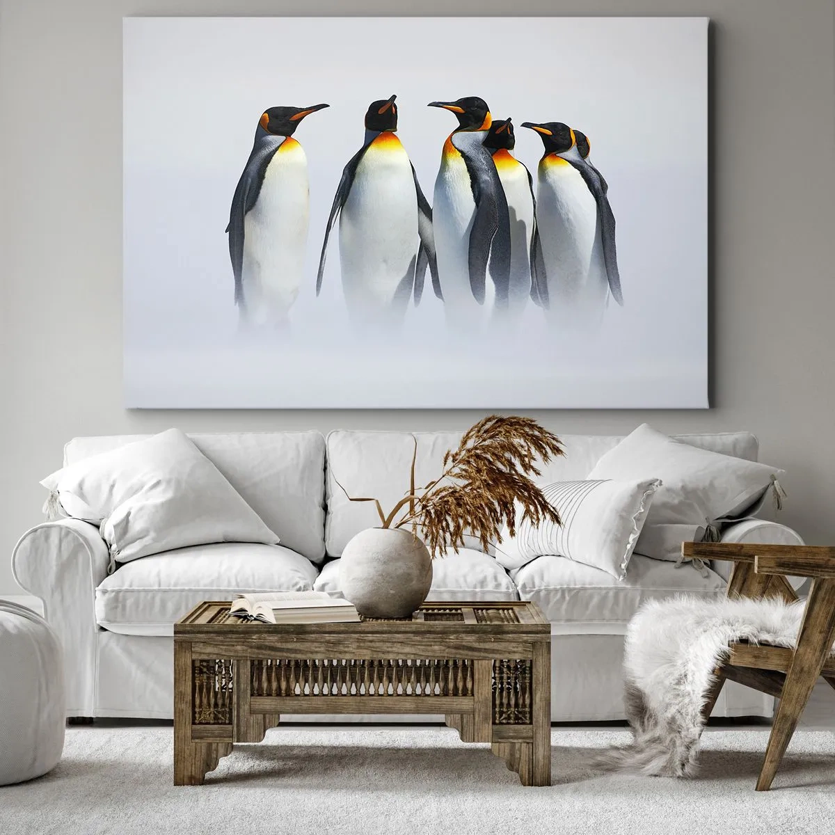 Obraz na plátne - Stretnutie vo večerných róbach - 120x80 cm