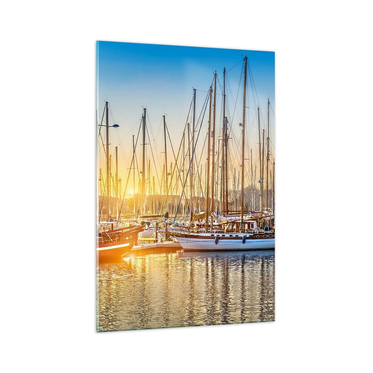 Obraz na skle - Vietor tiež musí spať - 70x100 cm